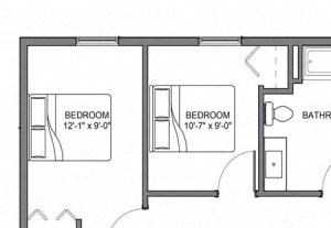 3 Bedrooms 2 BA